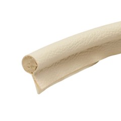 Dowco Boat Puff Cord Welting | Slit Faux Leather Cream 1/2 Inch (YD)