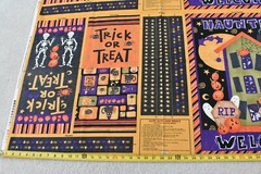 23″ x 44″ Panel, Halloween Treat Bag & Door Banner Panel, SSI/Debbie Mumm, P6624