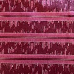 Dark Burgundy Red Pink Linear Lines Joan Kessler 1.8 Yards