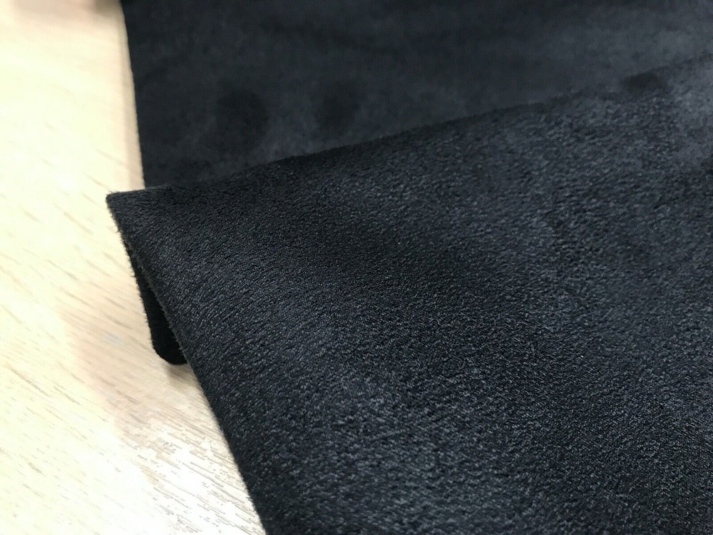 premium Suede FABRIC upholstery car interior black, blue ,grey 150CM