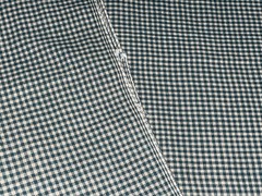 By 1/2 Yd Green & Cream Homespun Check Plaid Cotton Fabric BTHY 14 Checks Inch