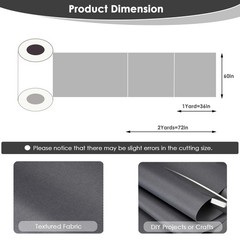 Waterproof Canvas Fabric by The Yard 60″ W 600 Denier PVC Backing Water Repel…