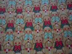 Unwashed Cotton Fabric Gingerbread Brother Sister Design Studio