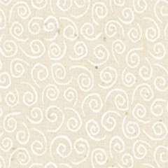 Whispers Mates 9920 14 White on Ecru Swirls Moda