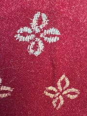 Generic Red Fabric Futon Cover Antique Remake Home Decor
