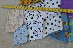 Lot, Novelty Prints Cotton Pieces & Scraps, 3 Pounds & 3 Oz, S136