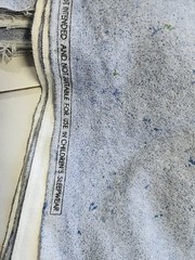 Y2k Fabric Traditions Blue Cotton Flannel Sewing Fabric 2pc 43″w X 2.3yd & 39×21