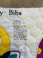 Princess Fabrics – That’s Our Baby Bibs – Fabric Panel – Monkey, Cow & Dinosaur