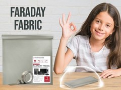 44″ x 20 ft Faraday Fabric Shielding Cloth + 6.6 Yards Faraday Tape – Military G