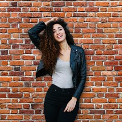 VitalCozy 10x8ft Christmas Red Brick Wall Backdrop for Photoshoot Polyester F…