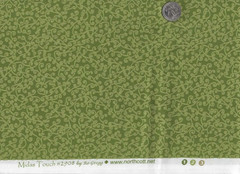 Northcott Midas Touch #2908 Ro Gregg – Green Scroll Vine – 2 yds Cont. Retired