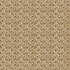 MARCUS FABRICS – Dear Scarlet by Pam Buda – Vintage Garden – Tan 1/4yd