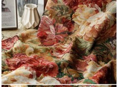 Vintage French Luxury Flowers Decorative Jacquard Tapestry Fabrics 58″Wide New