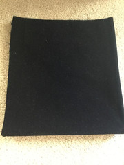 Fabric Velvet Solid Dark Black Color for Apparel Clothing 44.5″wide 24 in long