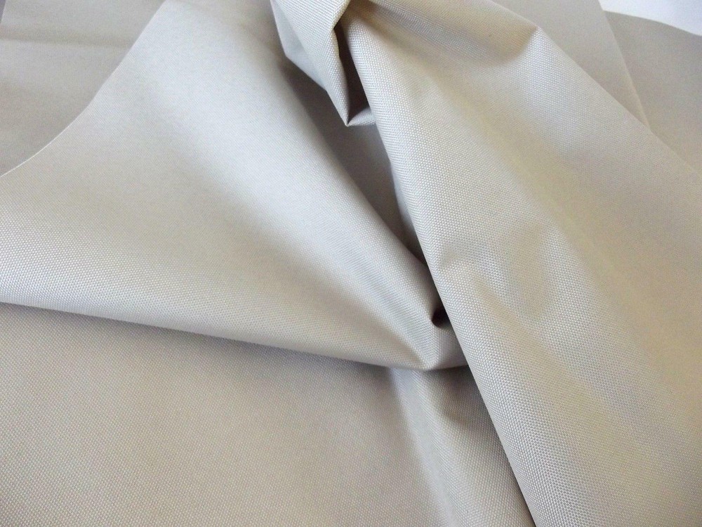 Soft PU Coated Water-Resistant Polyester Fabric Material – BEIGE