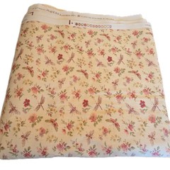 Waverly “Flea Market” Upholstery Fabric 6 Yards X 54 In Wide Dragonflies Flowers