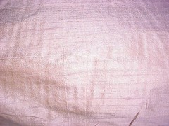 21-1/8Y Donghia Iridescent Petal Pink Gold Strie Silk Upholstery Fabric