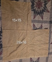 Chicken Wire Quilt Fabric Remnant Lot Farmhouse Rooster