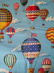 VTG `93 Hot Air Balloons Festival Print by Joan Kessler for Concord BTFQ 18″x22″