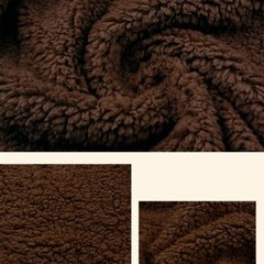 Faux Sherpa Fleece Fabric Thick Thermal Blanket Coat Jacket Lining Material Trim