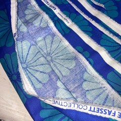 Kaffe Fassett PWGP183 Damask Flower Blue Fabric 288″ x 42″ Approx 9.3yds