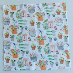 Cotton Fabric Pic B – Garden Supplies Items – 1 Piece 10 3/4″ L x 10 1/2″ W