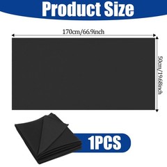 Hariendny Speaker Fabric Black Speaker Grill Cloth 67″x20″ Tulle Subwoofer St…