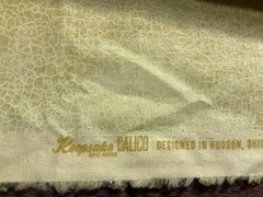 Joann Fabric KEEPSAKE CALICO Golden Yellow Cracked Pattern