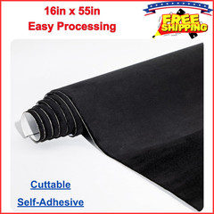 Microfiber Fabric Self-Adhesive Suede Look, Stretch Film Fabric For Car Interior
