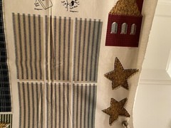 Village Angel Cotton Fabric Panel by Springs Ind. The Old Country Store 29″x34″