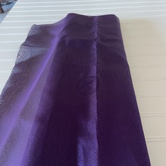 SILK PURPLE FABRIC 10 Yards x 21 Inches Wide or 360 Inches x 21 Wide