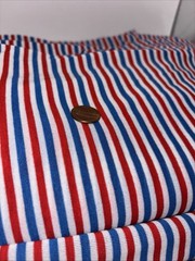 Red White Blue Stripe Stripe Knit 2 Way Stretch Fabric 3.5 Yards 64″ Wide