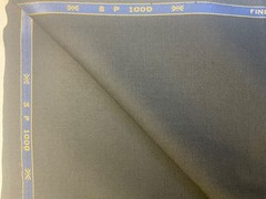 Spalding Black SP 1000 50% Mohair 50% S100s English Suiting Fabric 3.1 m 285 g/m