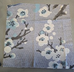 Fabric SAMPLE #114 Great for Crafts / Crazy Quilting
