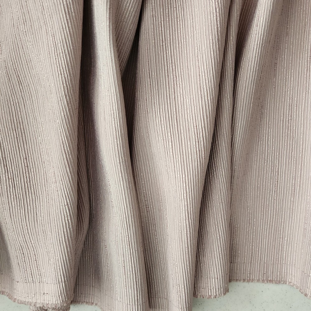 Gorgeous Light Lavendar Striped Upholstry Fabric 5.25 Yds X 55″ Medium Weight