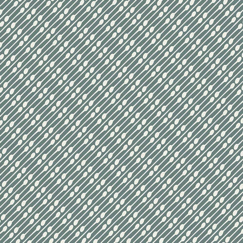 Art Gallery Fabric Laced Up Gris 100% Cotton Fabric Cut to Order