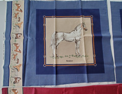 Horse Pillow Quilt Fabric Panel with border VIP Cranston 90s VTG You Choose