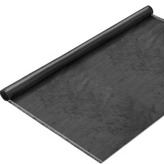 4.17ft Carbon Fiber Fabric Sheet 2×2 Twill Weave 3K 220g for Auto & Boat Repair