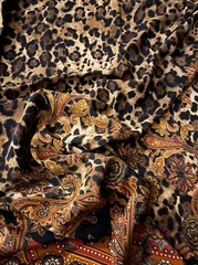 Authentic and rare Top Italian designer luxury dress Fabric. Made in Italy