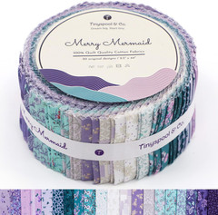 Roll of Fabric Quilting Strips for Quilting Supplies, Crafting, and Sewing, 4…