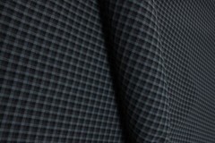 Mercedes W124 200E 500E Seat Karo Black Check Car Upholstery Fabric- No Foam