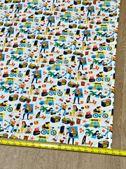 Michael Miller SPAM Life Fabric ~ Tropical Hawaii Novelty Print ~ 1 yd x 44″ Cot