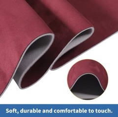 Car Sky Suede Fabric with Foam – Suede Headlin Fabric Foam