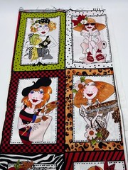 Sew Creative Panel Fabric Loralie Harris 21 Panels Vintage Material Textile