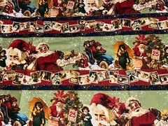 2 CUTS COTTON QUILT FABRIC, CHRISTMAS EMPORIUM, GRAPHIC 45, WILMINGTON