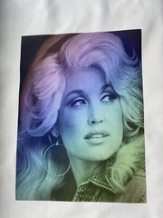 1 Dolly Parton Quilt Block “western Cowboy Hat Country Girl Music Singer