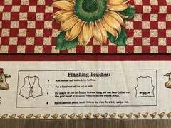 The Kesslers CONCORD’S AMERICAN HOMESTEAD VEST Fabric Panel USA Farm Cow Barn