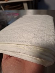 Joann Fabrics White On White Cotton Quilters Showcase Jo-ann 2 Yards Stunning