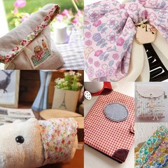 40 Unique Floral Fabric Squares – Soft Cotton Strips for Arts and Crafts Lovers