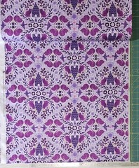 Purple Cat Stella Fabric CURIOUS GARDEN Hive Mind Grape Cats BY THE YARD